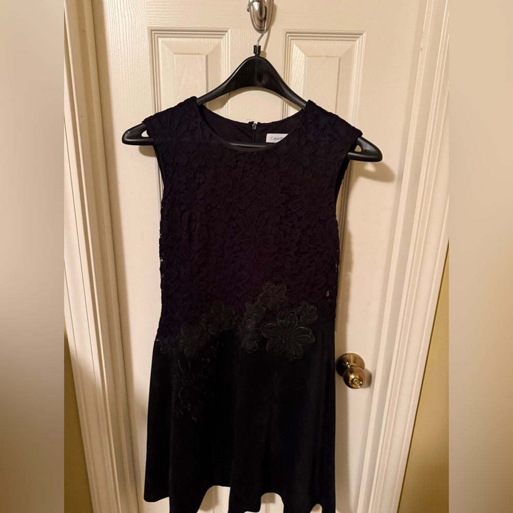 Calvin Klein Black Lace Dress